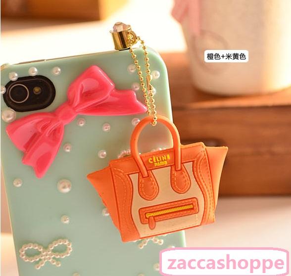 Ready Stock Handphone Jack Plug ~ Celine Bag Beige/Orange (Perak ...