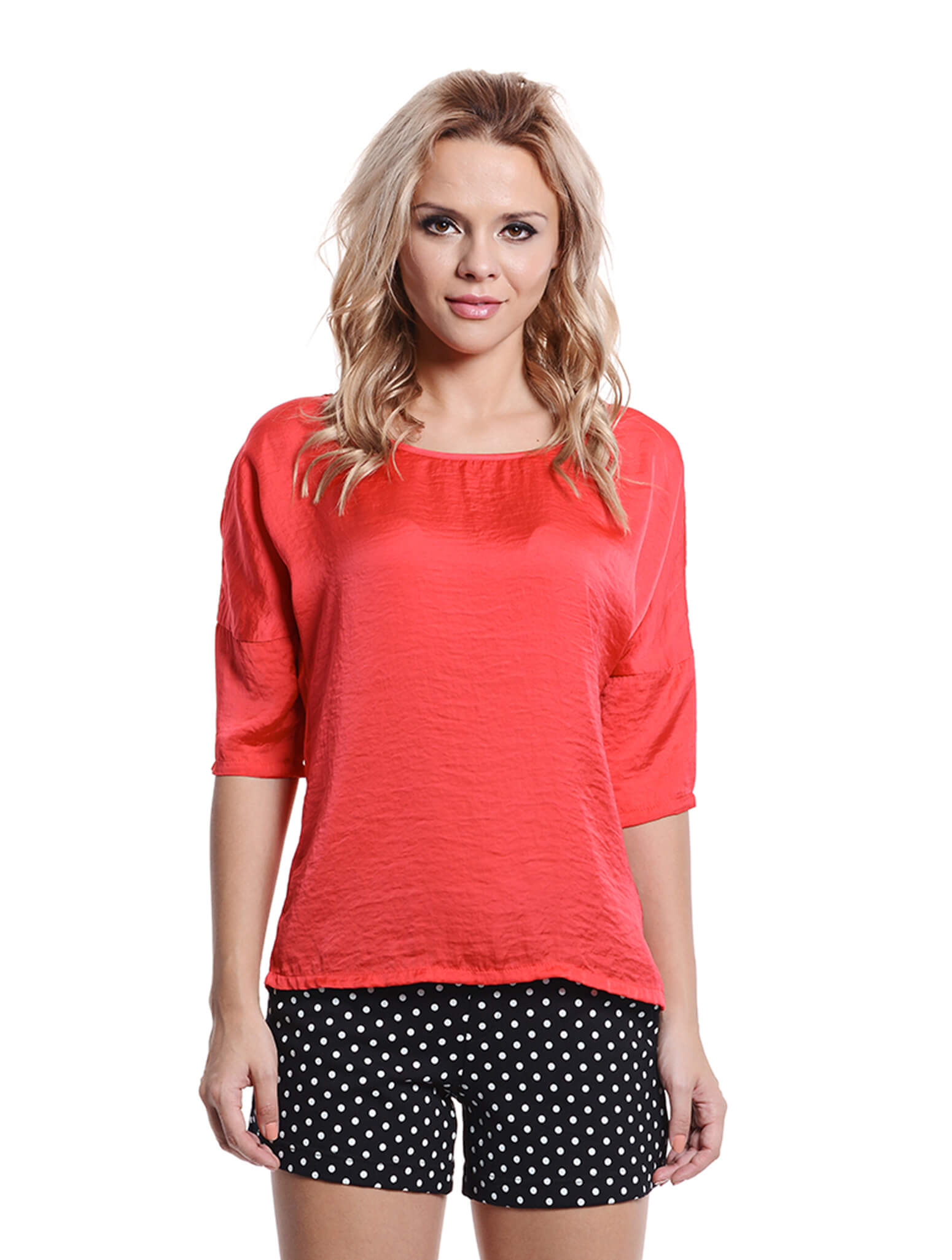 red 3/4 sleeve tops red 3/4 sleeve tops