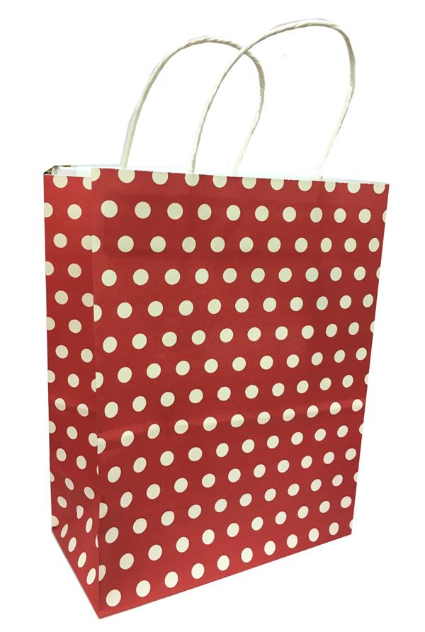 Red Polka Dot Goody Bags 50 pieces (Wholesale Price) Red Polka Dot Goody Bags 50 pieces (Wholesale Price)