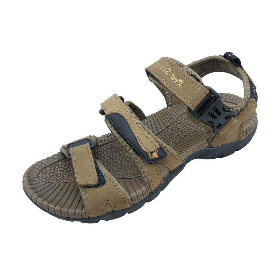 RED SCORPION Leather Outdoor Sandals ZY1406 (Brown (end 982016 11:15 ...