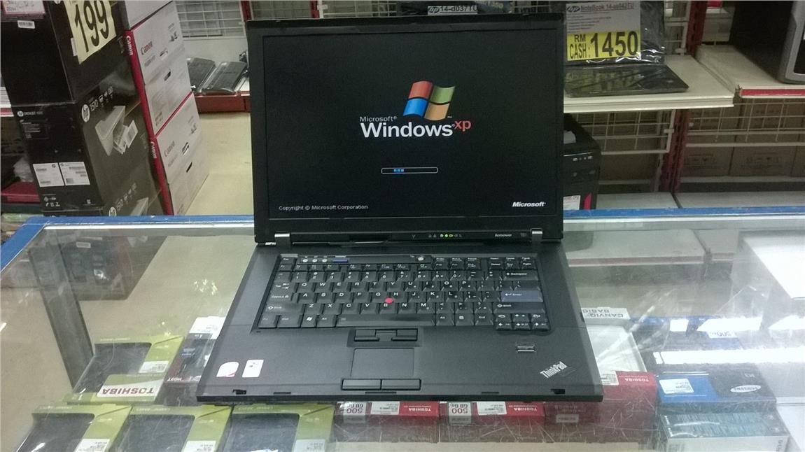 Refurbished Lenovo Thinkpad T61 Intel Core 2 Duo 2.00GHz Win XP Pro.