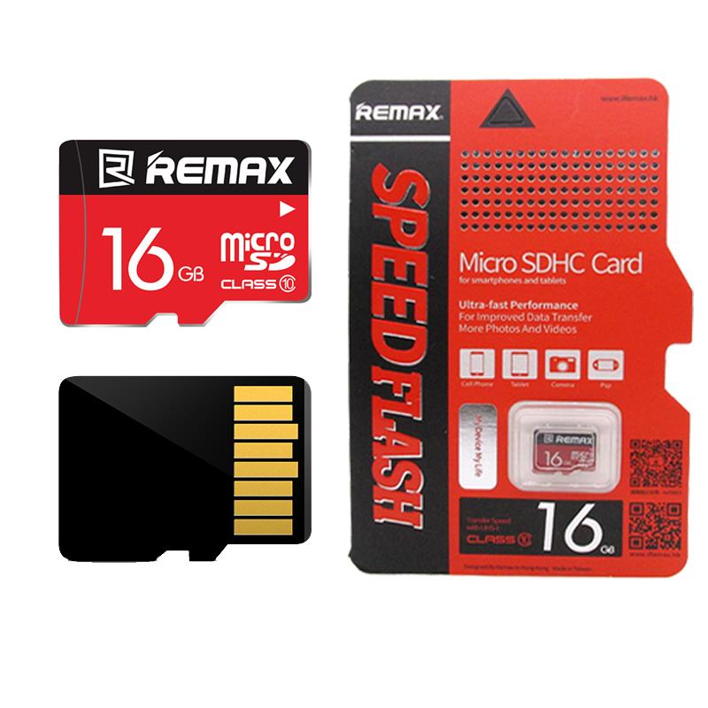 REMAX SpeedFlash Class 10 Micro SDHC 80MB/s 16GB REMAX SpeedFlash Class 10 Micro SDHC 80MB/s 16GB