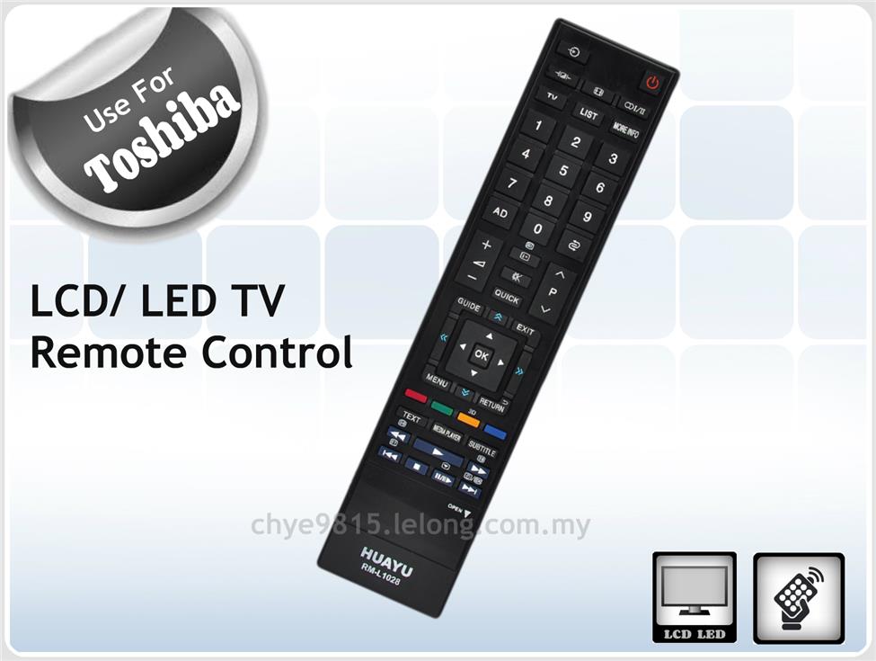 Remote Control For Toshiba LCD LED LCD TV Controller Replacement