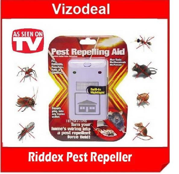 Riddex Plus Digital Pest Repeller LED NightLight insect Aid mosquito