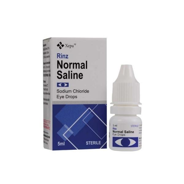 Rinz Normal Saline Drops 5ml (sodium chloride 0.9%) X 2