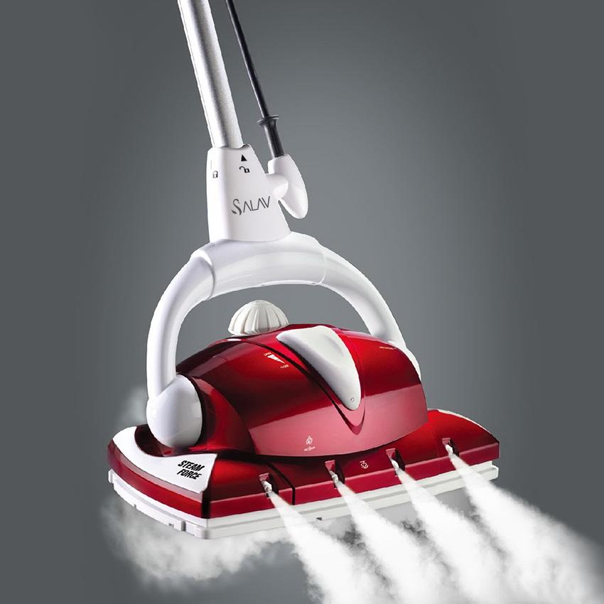 SALAV EZ2 SuperClean Floor Anti-Bacterial Steam Mop (Red Color)
