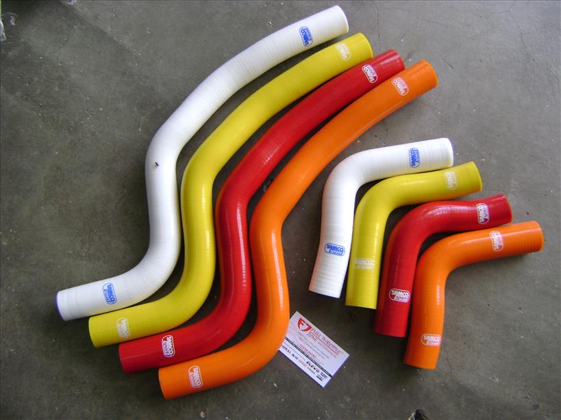 SAMCO Radiator Hose for Mitsubishi 4G93T CD5A - White SAMCO Radiator Hose for Mitsubishi 4G93T CD5A - White