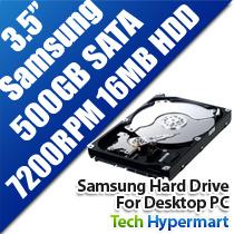 SAMSUNG DESKTOP HARD DISK DRIVE (HD502HJ) 500GB 3.5' SATA HDD SAMSUNG DESKTOP HARD DISK DRIVE (HD502HJ) 500GB 3.5' SATA HDD