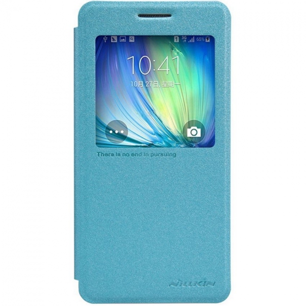 Image result for Samsung Galaxy A5 Nillkin Sparkle Series Leather Case - Blue