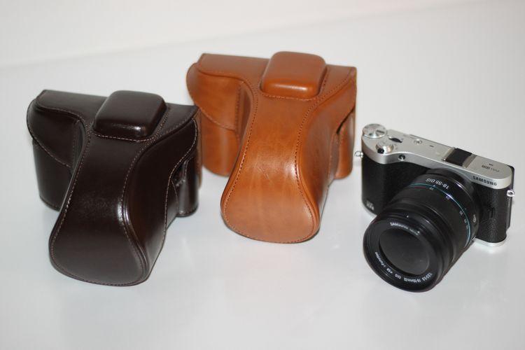 Samsung Galaxy Camera NX300 Vintage Camera Case in Coffee / Brown