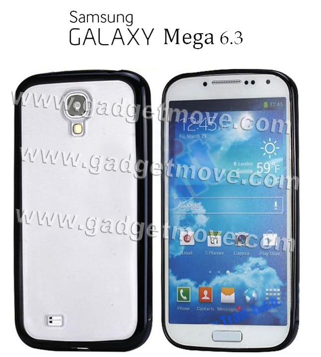 Samsung GALAXY Mega 6.3 TPU Frame Frosted Hard Case Back cover