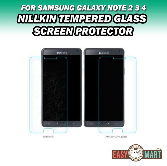SAMSUNG GALAXY NOTE 2 3 4 NILLKIN Tempered Glass Screen Protector