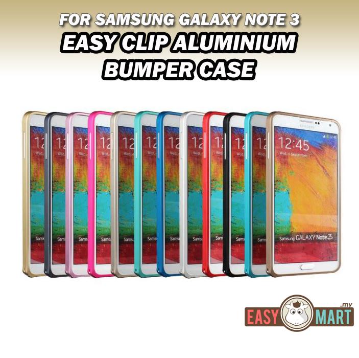 SAMSUNG GALAXY NOTE 3 Easy Clip Metal Bumper Case 0.7mm SAMSUNG GALAXY NOTE 3 Easy Clip Metal Bumper Case 0.7mm