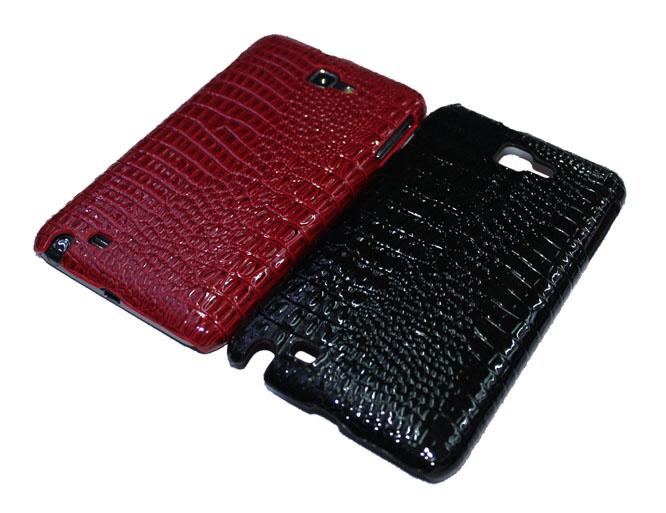 Samsung Galaxy Note CROCODILE leather back case  +  FREE PROTECTOR