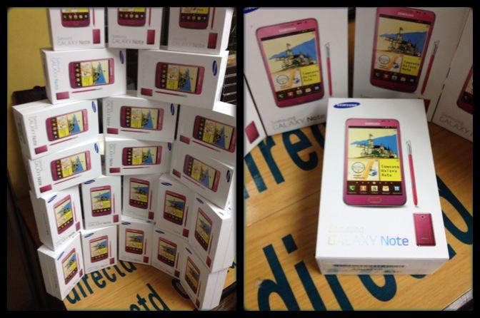 Samsung Galaxy Note-Limited Edition Pink Color-FOC Pouch & Gifts-18 Months W Samsung Galaxy Note-Limited Edition Pink Color-FOC Pouch & Gifts-18 Months W