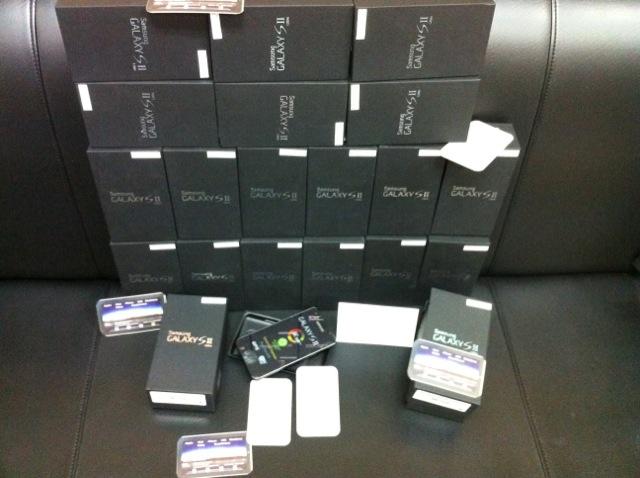 SAMSUNG GALAXY S 2 II COME WITH LEATHER CASE S2 SII always ready stock