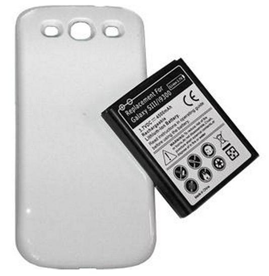 SAMSUNG GALAXY S3 I9300 4300MAH EXTENDED BATTERY WITH WHITE BACK COVER.. SAMSUNG GALAXY S3 I9300 4300MAH EXTENDED BATTERY WITH WHITE BACK COVER..
