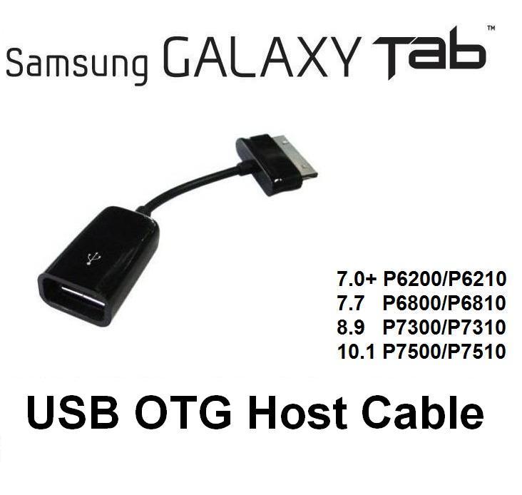 SAMSUNG GALAXY TAB 7.0 7.7 8.9 10.1 USB Connection Kit OTG Host Cable SAMSUNG GALAXY TAB 7.0 7.7 8.9 10.1 USB Connection Kit OTG Host Cable