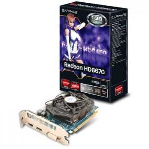 SAPPHIRE HD6670 1G DDR3 PCI-E HDMI / DVI-D / VGA SAPPHIRE HD6670 1G DDR3 PCI-E HDMI / DVI-D / VGA