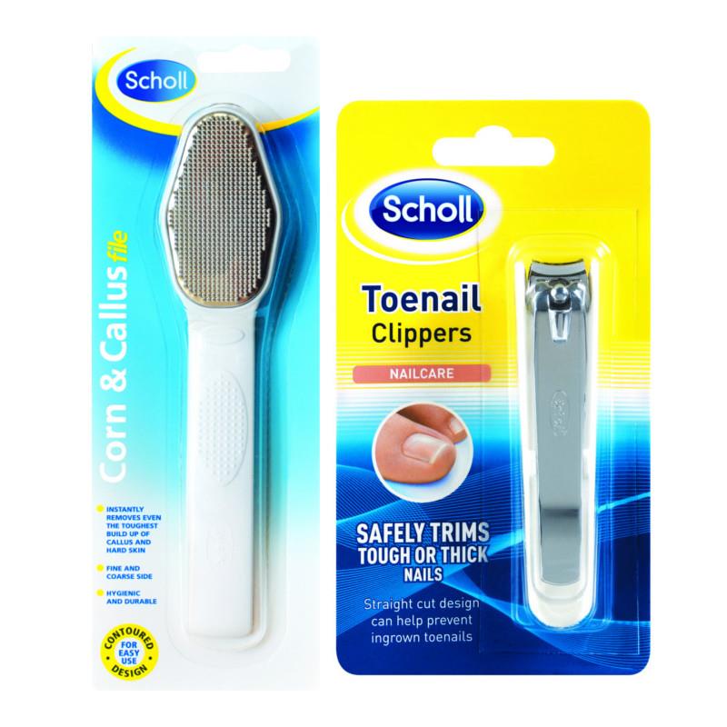 SCHOLL Corn & Callus File + Toe Nail Clipper SCHOLL Corn & Callus File + Toe Nail Clipper