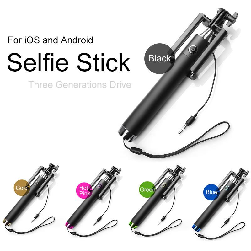 selfie stick three generation drive by wire apple samsung