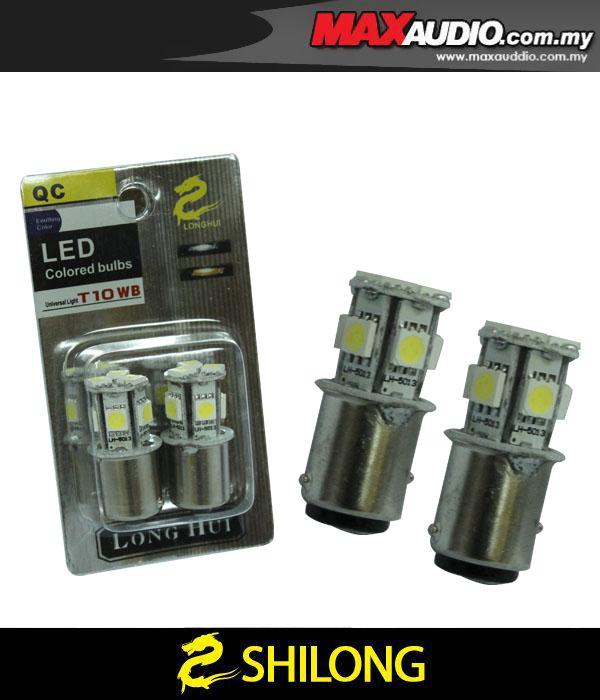 SHILONG Super Bright 1W White 9 LED Bulb Brake Light SHILONG Super Bright 1W White 9 LED Bulb Brake Light