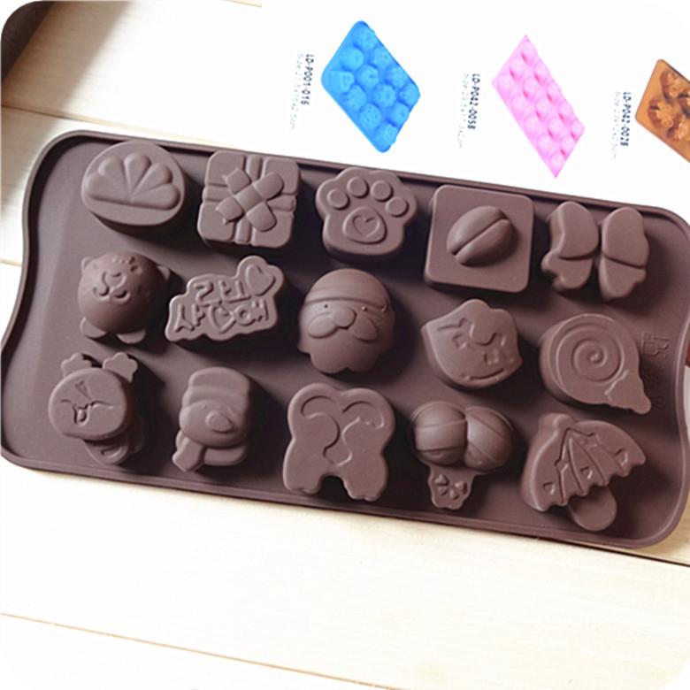 Silicone ice / Chocolate Mold ( 15 in 1)