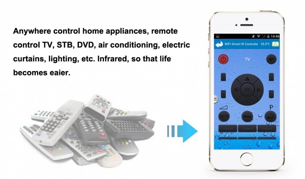 Smartphone Wireless Remote Control Tv Astro Air Cond L Ight Fan Smartphone Wireless Remote Control Tv Astro Air Cond Light Fan
