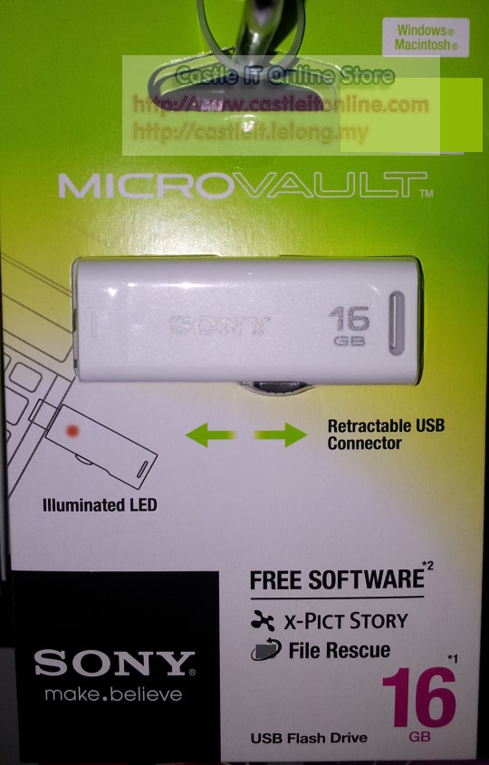 sony classic micro vault 16gb white flash drive usm16gr sony classic micro vault 16gb white flash drive usm16gr