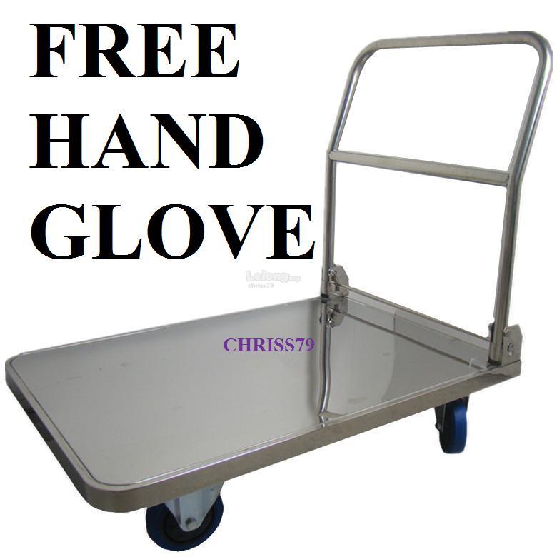STAINLESS STEEL FORDABLE HEAVY DUTY TROLLEY150kg 300kg STAINLESS STEEL FORDABLE HEAVY DUTY TROLLEY150kg 300kg