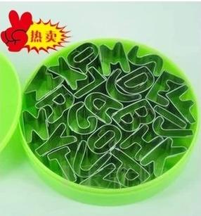 Stainless Steel A-Z Alphabet Cookie Mold / Vegetable Mold