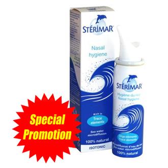 STERIMAR SEA WATER NASAL SPRAY 50ML X 2