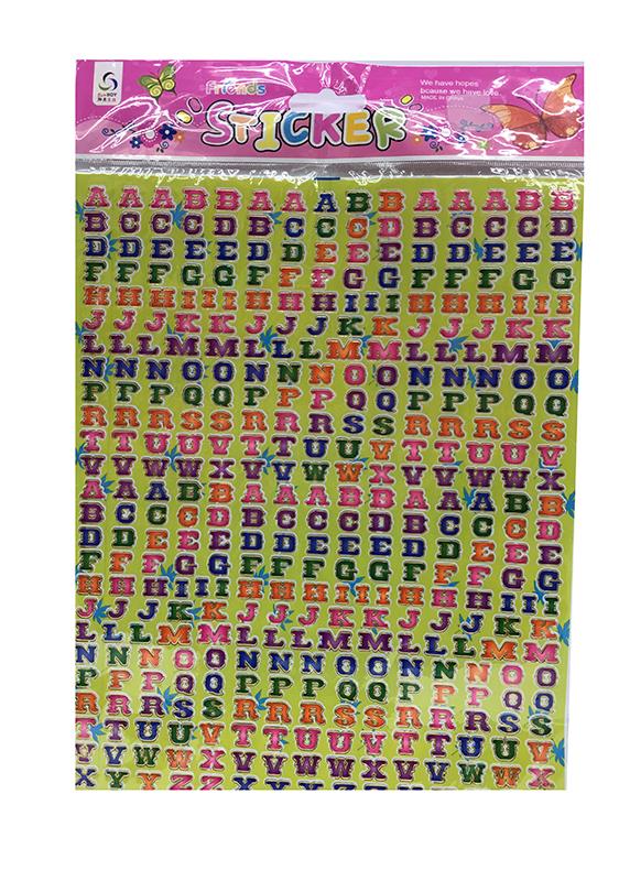 Stickers Alphabets ABC X 5