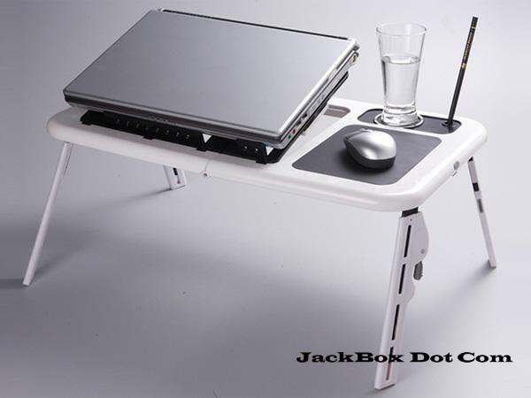 [Stock Clearance] Portable Foldable Laptop E-Table with Cooling Fan