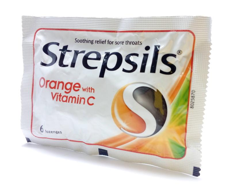 Strepsils Orange with Vitamin C 6s