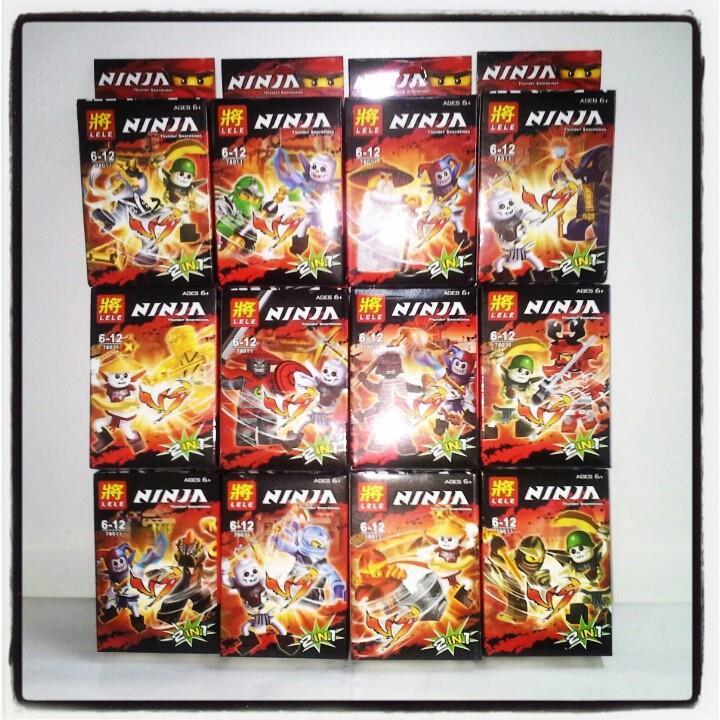 Super Heroes Lego Compatible Action Figures - Full Set NinjaGo