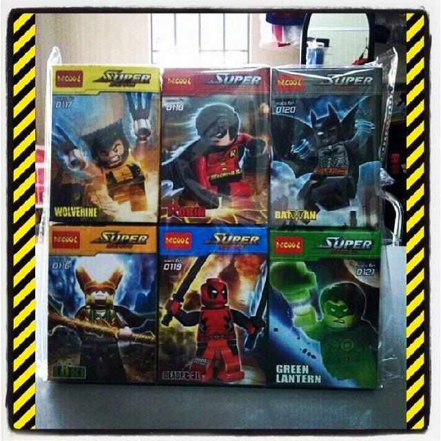 Super Heroes Lego Compatible Action Figures - Full Set Premium