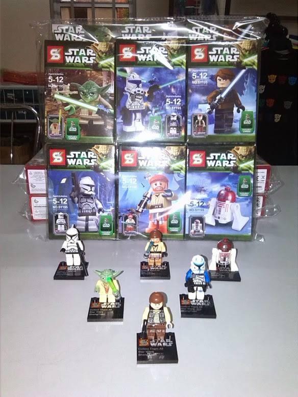 Super Heroes Lego Compatible Action Figures - Full Set Star Wars