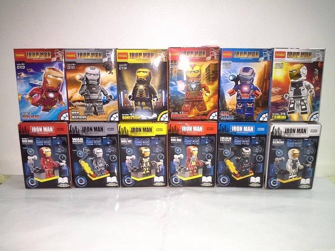 Super Heroes Lego Compatible Mini Action Figures - Iron Man Premium