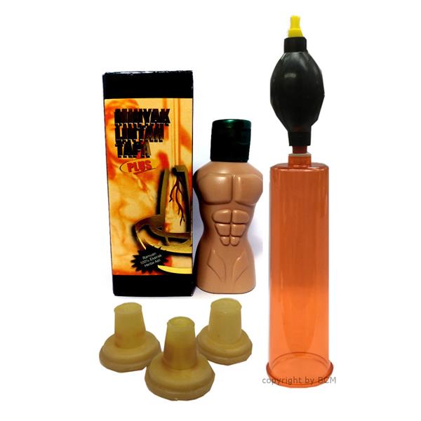 Tapa Male Vacuum Pump + Minyak Lintah Tapa 60ml Male Enhancement Set