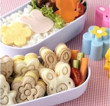 Teddy Bear / Flower / Rabbit Bread Mold / Bento Mold
