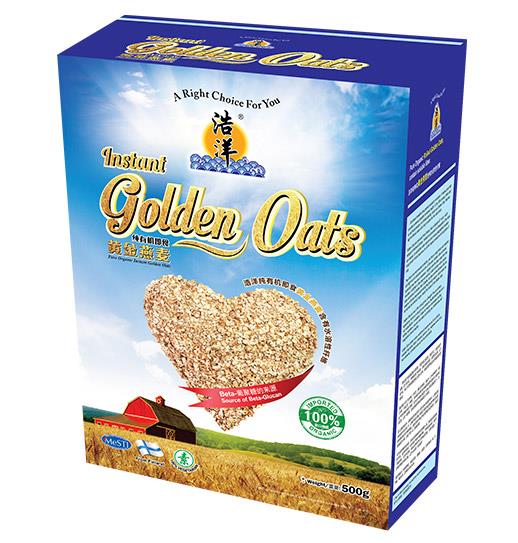 TG Ocean Pure Organic Instant Golden Oats 500g