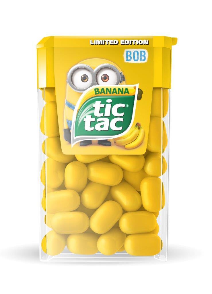 Tic Tac  Banana Minions 24g X 5