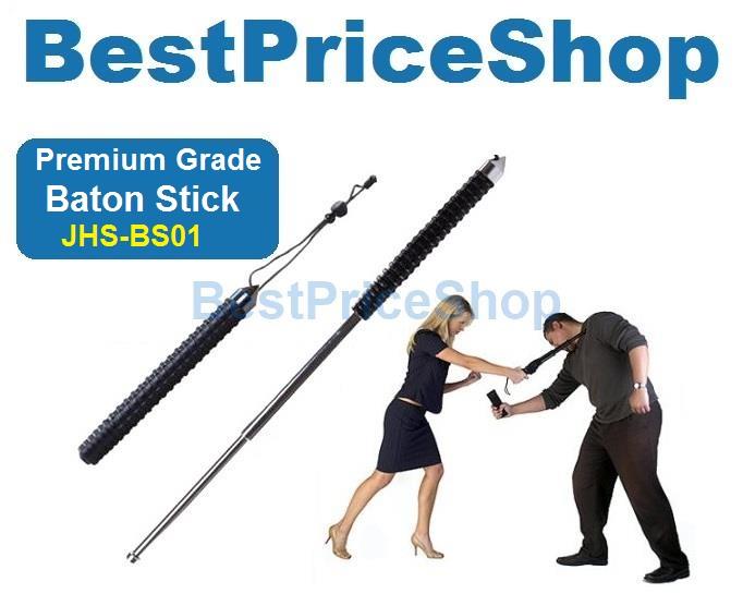 Top Grade Full Steel Self Defence Emergency Baton Stick Security 66cm Top Grade Full Steel Self Defence Emergency Baton Stick Security 66cm