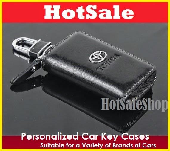 Toyota/Honda/Kia/Nissan etc. Key Chain / Car Key Case: Genuine Leather
