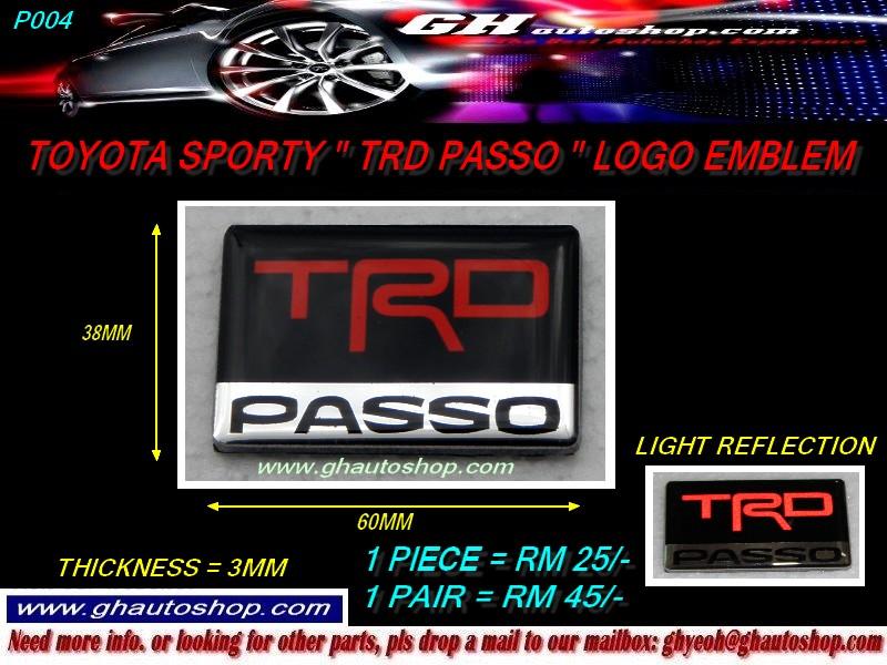 toyota passo trd body parts #6