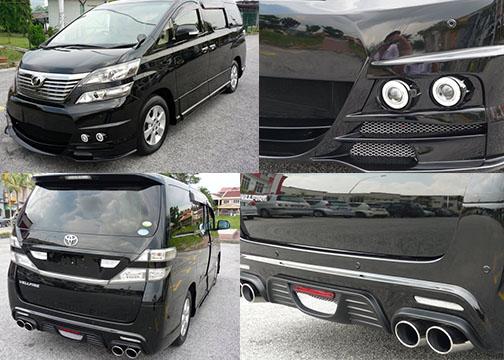 toyota vellfire bodykit malaysia #5