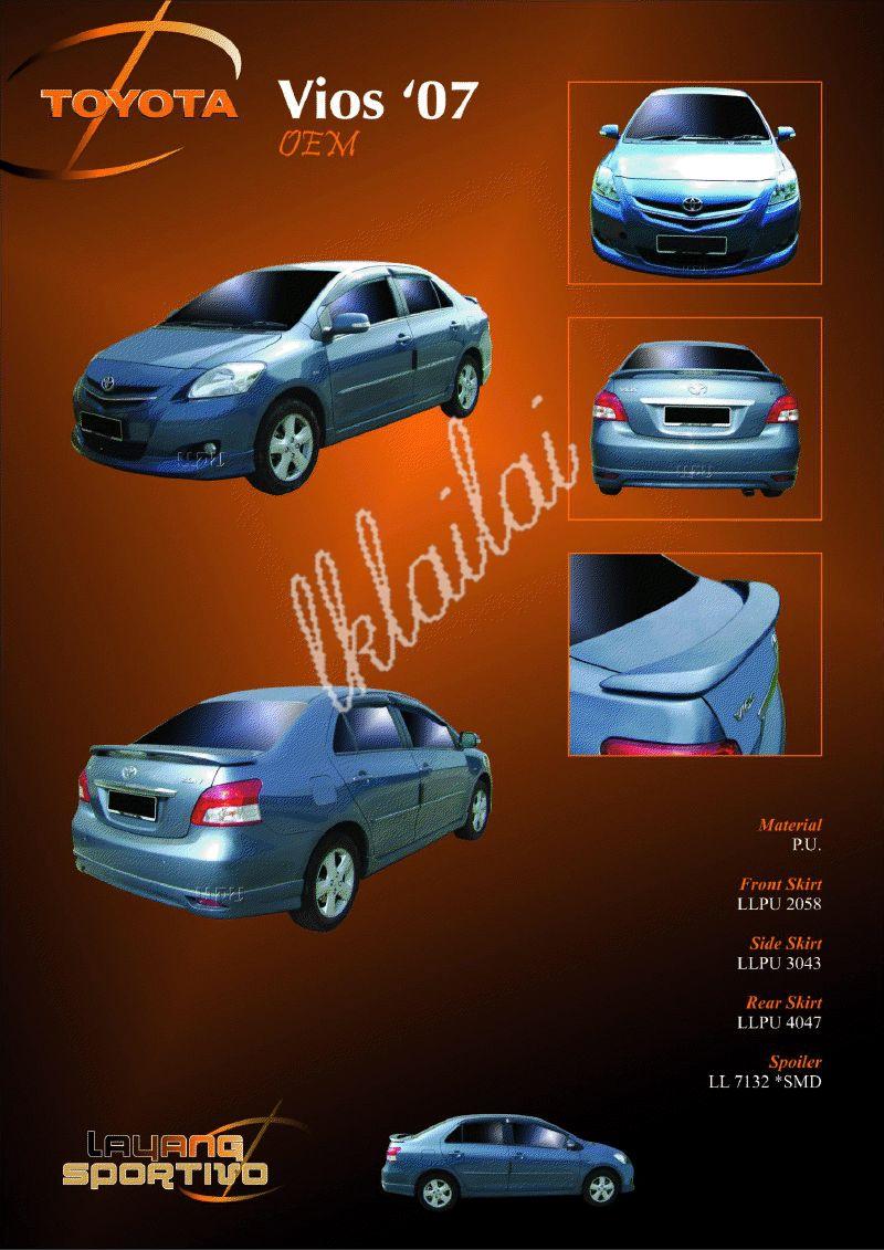 toyota vios oem body kits #3