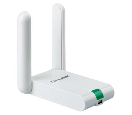 TP-LINK WIFI N 300MBPS USB ADAPTER WITH 2 ANTENNA, TL-WN822N