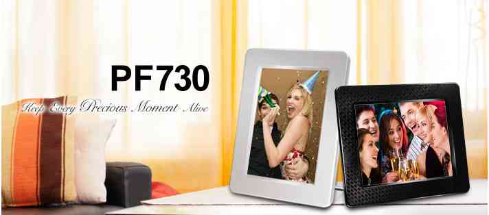TRANSCEND 7” DIGITAL PHOTO FRAME PF730 w/ 2GB TRANSCEND 7” DIGITAL PHOTO FRAME PF730 w/ 2GB